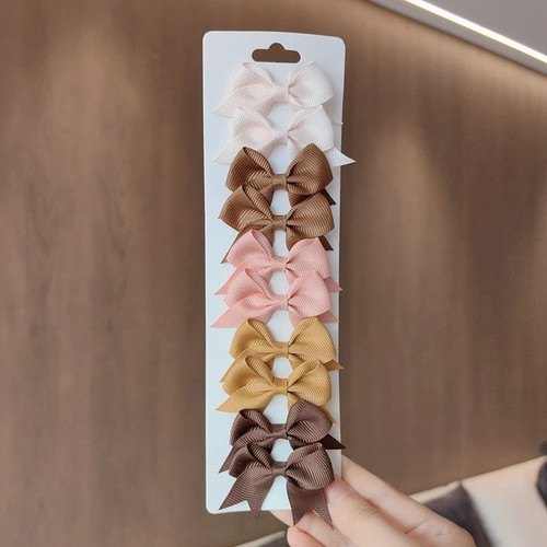 10pcs set solid hair clips - 10pcs/set,