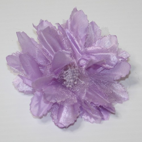 Girl lilac fabric flower - girl's,