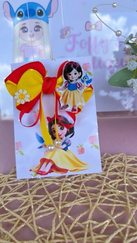 Hair clips snow white - hair, white,