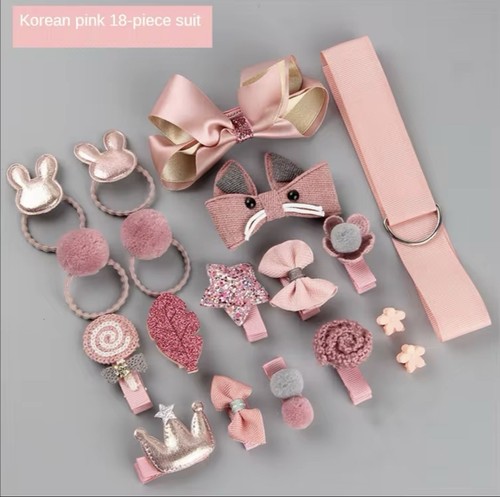 Hair clips bows - barrette, and