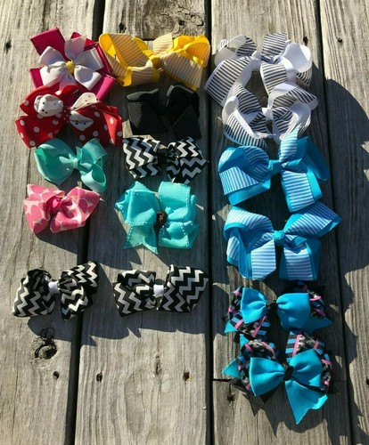 Girls adorable hair bows - 16,
