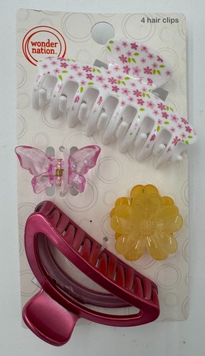 Girls hair clips wonder - pk, 4