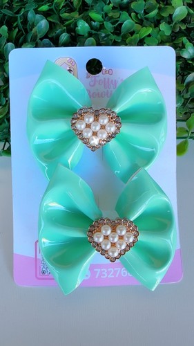 Girls hair clips set vinyl - clips, set-